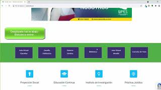 Como ingresar a la biblioteca virtual EBSCO desde dentro del campus