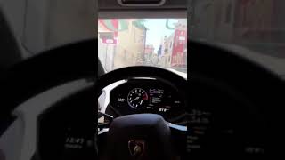 Lamborgini Aventador SERBIA Scared neighborhood !