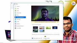 How to use virtual backgrounds in Zoom || জুম ভিডিও কলে আলাদা ব্যাকগ্রাউন্ড কিভাবে যোগ করবেন