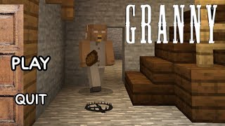 granny back  in Minecraft car escape