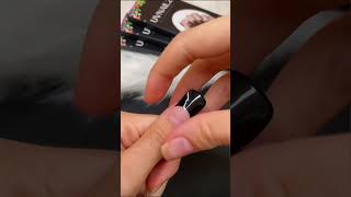 Black French #nailtutorial #nailart #asmr #satisfyingvideo