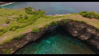 Beautiful Free Island sea Nature Stok Video    Copyright free  Aerial Drone Views  HD 7