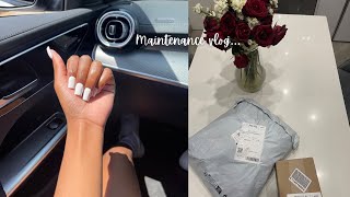 Maintenance vlog:hair, nails |shein + cooking |South African YouTuber