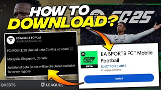 How to Download FC MOBILE 25 BETA VERSION