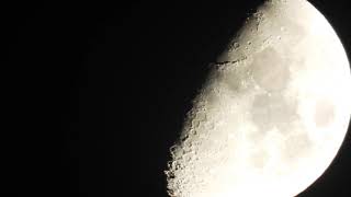 Closeup shots of the  Moon