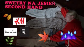 🌧 HAUL LUMPEKSOWY | SWETRY NAJLEPSZE NA JESIEŃ | JAK SZUKAĆ RETRO i VINTAGE | TANIE SWETRY ZA 3zł