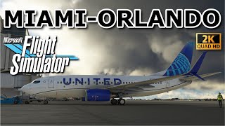 PMDG 737 - MIAMI TO ORLANDO - ULTRA SETTINGS - New bird