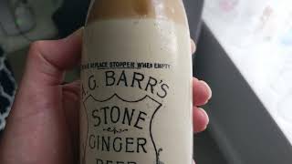 AG BARR GINGER BEER STONEWARE BOTTLE