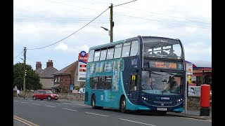 Full Route Visual | Arriva North East MAX X18: Berwick-upon-Tweed to Newcastle | 7532 (NK64EET)