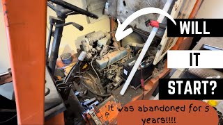 This forklift was ABANDONED for 5 years. WILL IT START?