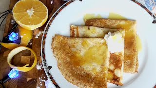 БЛИНЫ ПО-ФРАНЦУЗСКИ. КРЕП СЮЗЕТТ // CREPE SUZETTE