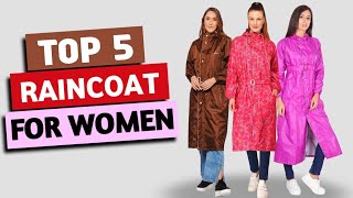 Top 5 Best Ladies Raincoats in India | Best Women's Raincoat for Scooty 2023.