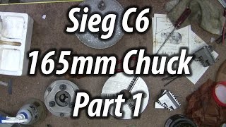 A backplate for a 165mm chuck on a Sieg C6 Lathe part 1