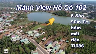 6 sào viêw hồ mặt tiền tỉnh lộ khu dân cư 90 met vuông thổ cư khí hậu mát mẻ như đà lạt