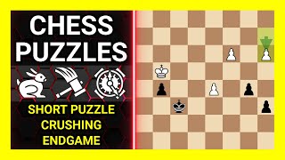 Chess Puzzles to Practice. Themes: Short puzzle, Crushing, Endgame. Learn Chess