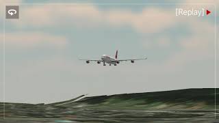 SWISS AIRLINES AIRBUS A340 - 313 LANDING | HB - JMB