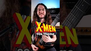 X-Men - 90s Guitar Theme #guitar #guitarlesson #xmen