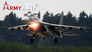 Су-35С  "Соколы России"  Красивый взлет. Высший пилотаж форум Армия.