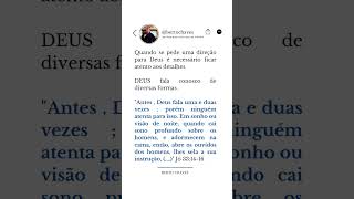 Se precisa de uma resposta de Deus fique atento para escutar a direção do céu | @bertochaves