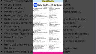 700 Daily Used English Sentences pt. 4 #shorts #shortfeed #trending #englishspeaking #youtubeshorts