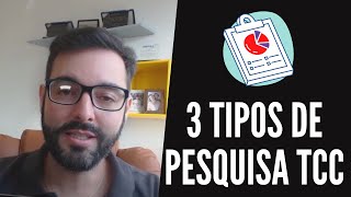 3 Tipos de Pesquisa TCC (TCC Sem Drama)