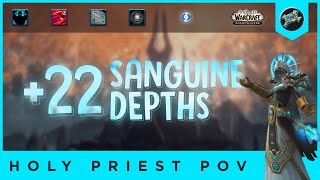 M+ Holy Priest POV ★ SHADOWLANDS [S2] +22 Sanguine Depths