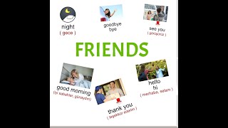 2. Sınıflar İngilizce - Ünite 2  Friends -1. Bölüm