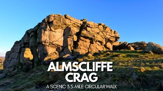 Hiking Up Almscliffe Crag on a Clear Day...