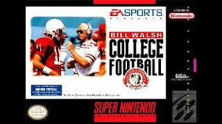 Super Nintendo Longplay - Bill Walsh College Football