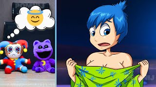 CatNap and Pomni REACT to Inside Out 2, TADC & PPT Chapter 3 | Funny Videos Compilation # 121