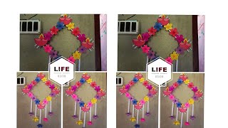 Diwali Wall Decor Ideas/ Wall Diya Hanging/Diwali Decoration Craft/ Diya diwali craft/ wall hanging