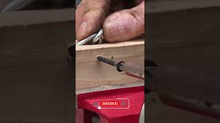 Attaching Metal Chain to Wood | DIY Tools #short #shorts