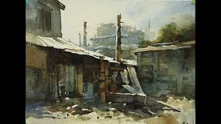 CHIEN CHUNG WEI  Watercolor Painting 459