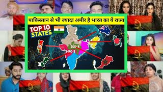 10 Indian States GDP vs World Countries GDP | Top 10 Indian States | Mix Mashup Reaction| Mashupking