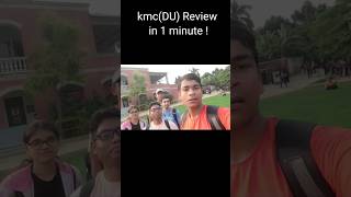 Kmc (Du) review by Du students 😍 #shorts #kmc #delhiuniversity #cuet2023