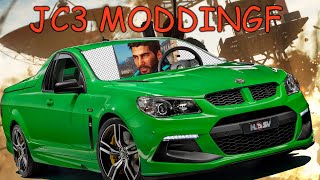 Just Cause 3 modding - HSV Maloo model importing & fire-leech jet