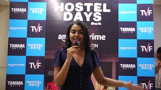 Shivathmika Rajashekar Shares her experience About Latest Webseries Hostel Days 1st Episode  #nbl