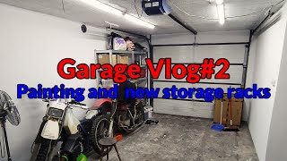 GarageVlog#2 - Painting and new storage racks