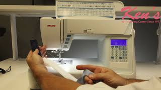 Janome Skyline S3 Sewing Machine Feature Overview