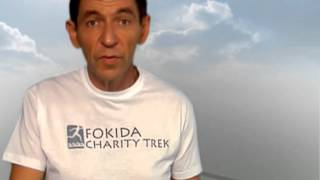 Iron Mike Zambidis at FOKIDA CHARITY TREK TV Spot