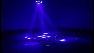 Cañon De Leds LUZ DJ Rgb Audioritmico Dmx ARAÑA UFO