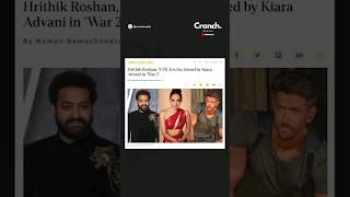 #KiaraAdvani talks about #War2 starring Hrithik Roshan and Jr. NTR. #CranchMedia #Shorts #Bollywood