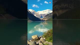 Lake Louise, the most beautiful lake in Canadian Rockies - 1. #travel #shorts #trending