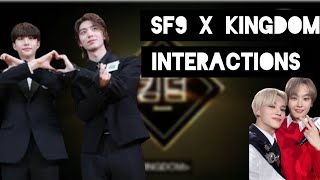 KINGDOM Participants interaction  || #2 [SF9 interaction with every group]