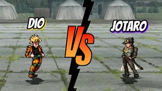 Dio Vs Jotaro jojo's bizzare adventure fights / mugen