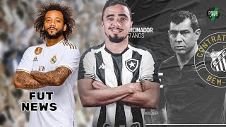 RAFAEL CONFIRMADO NO BOTAFOGO, MARCELO DE SAÍDA DO REAL, NOVO TREINADOR DO SANTOS E MUITO MAIS