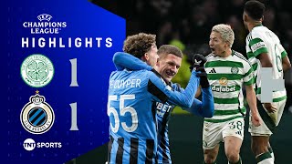 Spoils Shared At Celtic Park 🤝 | Celtic 1-1 Club Brugge | UEFA Champions League Highlights