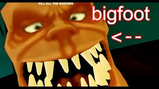 AND THIS IS WHY YOU DONT HUNT BIGFOOT! ( Roblox bigfoot funny moments)