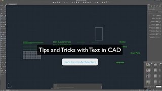 AutoCAD Text tips and tricks