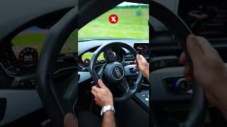 how to use the car steering wheel in the correct way ..... إستخدام مقود السيارة بالطريقة الصحيحة